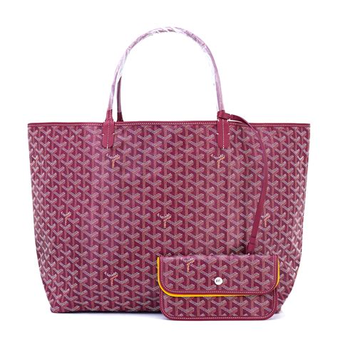 goyard burgundy gm|Saint Louis GM Bag .